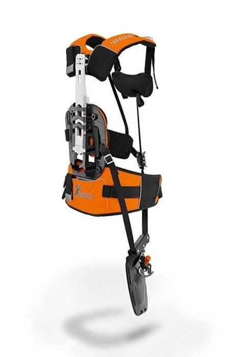 Ergonomický nastaviteľný oranžový popruh na krovinorez Stihl